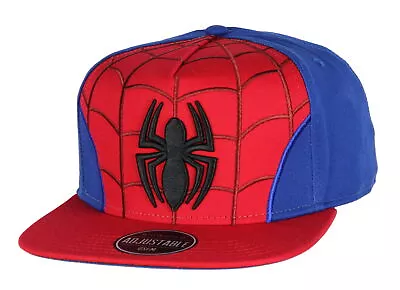 Marvel Comics Spiderman Embroidered Classic Character Costume Snapback Hat • $21.95