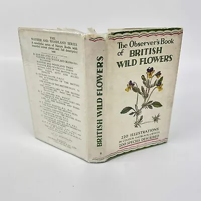 Observers Book Of British Wild Flowers 1952 - 662.852 • £12.45