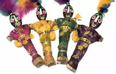 Lot Of 3 New Orleans Voodoo Doll | Assorted Colors | New Orleans Voodoo Doll • $19.95