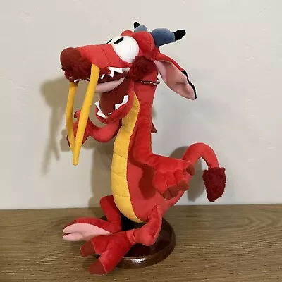 Disney Store Original Movie Mulan Mushu Plush Stuffed Animal Red Dragon 15   • $11.99