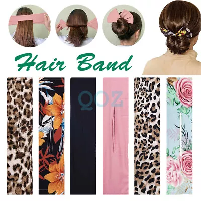 $2.54 • Buy Deft Bun Knotted Wire Hair Band Print Headband Twist Maker Hair Accessories AU