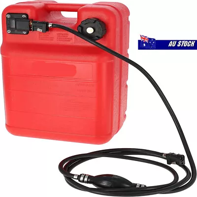 24L Outboard Fuel Tank With Fuel Line Hose For Yamaha Outboard Motor 46x30x25cm • $108.89