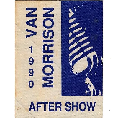 VAN MORRISON Concert Backstage Pass Ticket 1990 MOONDANCE BROWN EYED GIRL Rare • $12.99