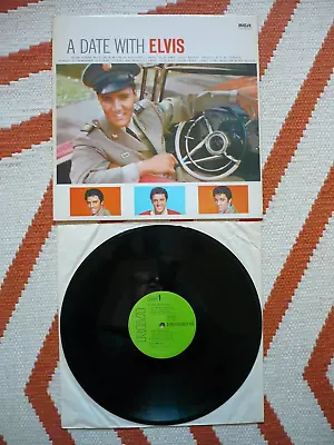 Elvis Presley A Date With Elvis Vinyl UK 1980 RCA Int. Mono A1E/B1E LP EXC • $16.15