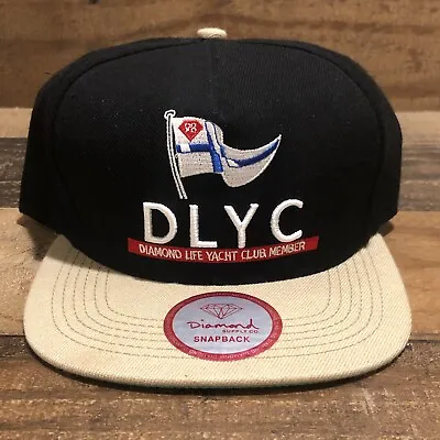 Diamond Supply Hat Snapback Baseball Cap Mens DLYC Yacht Club Member Skateboard • $24.88