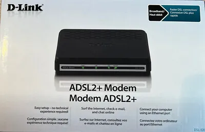 D-LINK DSL-520B ADSL2+ MODEM Black • $165
