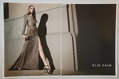 Elie Saab Designer Clothing Accessories 2-Page Ad Vogue Paris 2012 ~17x11.5  • $17.47