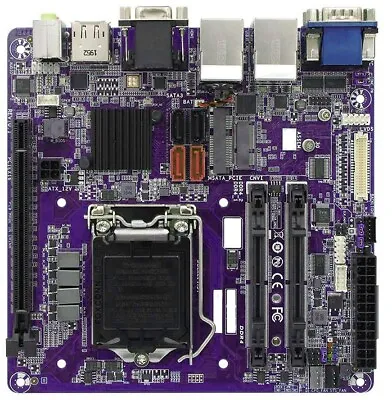 Intel 9th Gen 4x SATA HDMI DP D-SUB NVMe PCIe H310 LGA1151 Mini ITX Motherboard • $85.99