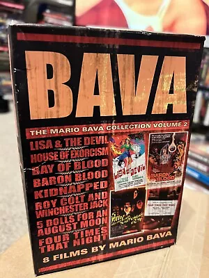 THE MARIO BAVA COLLECTION VOLUME 2  Anchor Bay Set RARE REGION 1 • £25