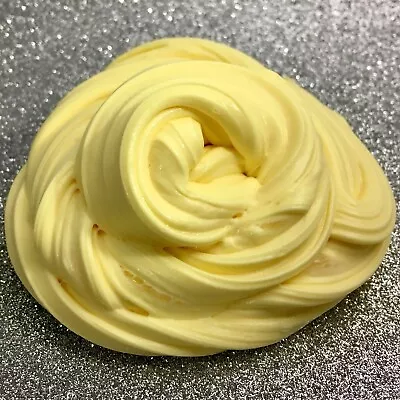 Fluffy Lemon Yellow Butter Slime | Kids Craft Slimes Australian Made 2oz • $9.99