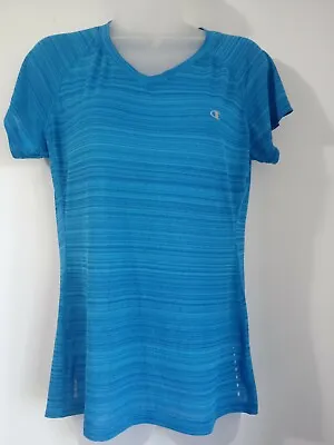 Champion  Performance Vapor Womens T Shirt Blue Size M. • $14