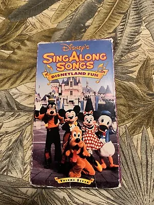  Disney Sing Along Songs - Disneyland Fun  Volume 7(VHS Tape) • $6.99