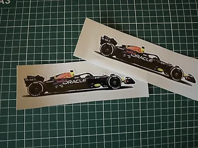 2x 15x3.5cm F1 Red Bull Car Sticker • £3