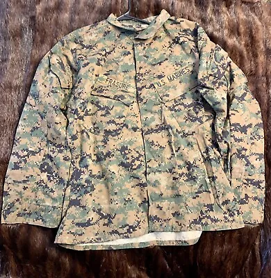 USMC MARPAT Woodland Shirt- Marine Corps Woodland Blouse (Med-Sht) EA Industries • $23.50