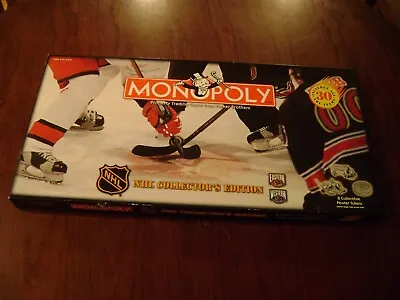 Vintage 1999 Parker Brothers Monopoly NHL Collectors Edition 100% Complete • $37.99