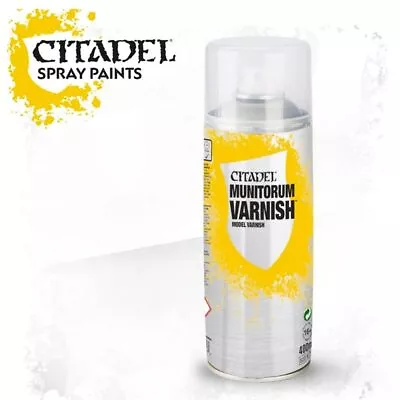 Games Workshop Citadel Spray Paint: Munitorum Varnish Warhammer 62-03 • £19.99