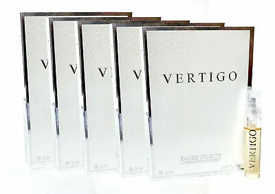 VERTIGO Perfume For Women Eau De Toilette Vial Spray 0.06 Oz - Pack Of 5 • $8