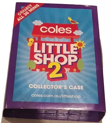 Coles Little Shop Series  2  Collectables Full Sets In Case  • $16.50