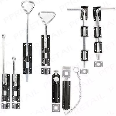 £12.09 • Buy HEAVY DUTY GATE / GARAGE DOOR BOLT RANGE Floor/Ground Drive/Bar/Stay/Catch/Lock