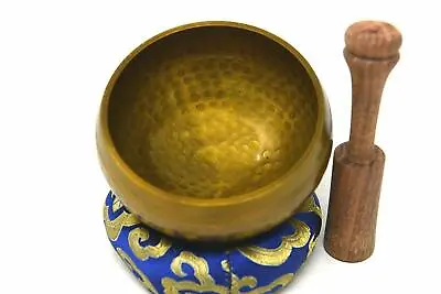3.75 InchTibetan Meditation Yoga Singing Bowl Traditional Design TibetanBuddhist • $22.99