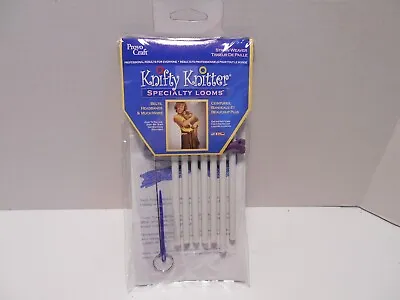 $6.99 • Buy Provo Craft Knifty Knitter Specialty Looms Straw Weaver Set