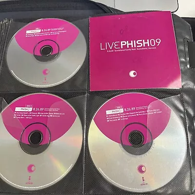 Phish: Live Phish - Volume 09 8-26-89 Townshend Vermont 3 CD’s Rare & OOP! • $33.90