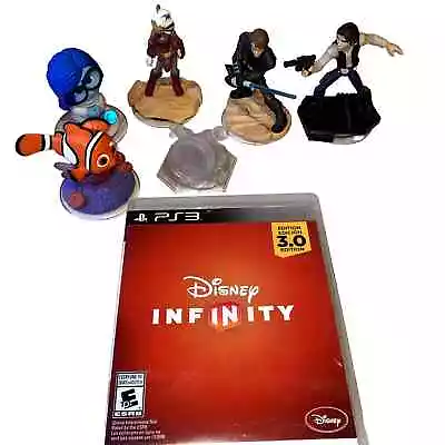 Disney Infinity 3.0 Lot Of 6 Characters & 3.0 Disk CD Game • $38