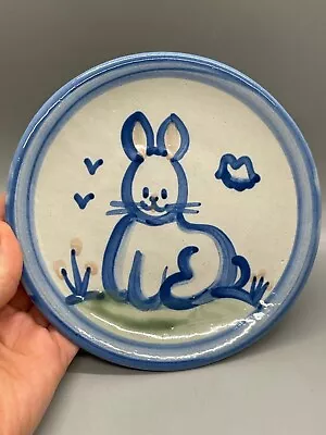 M A Hadley Pottery Bunny Rabbit 6  Plate Vintage • $34.99