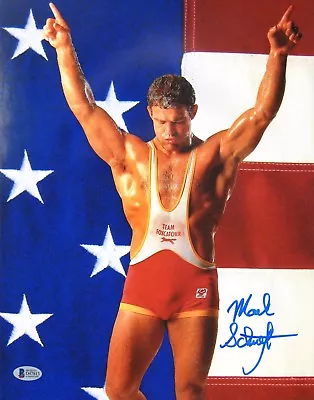 Mark Schultz Signed 11x14 Photo BAS COA Foxcatcher Wrestling Picture Autograph 1 • $89.99