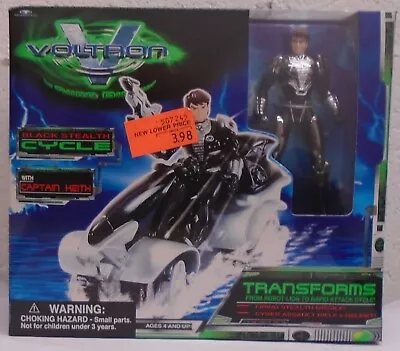 Voltron Trendmasters Black Stealth Cycle Captain Keith Robot Lion SEALED READ • $24.99