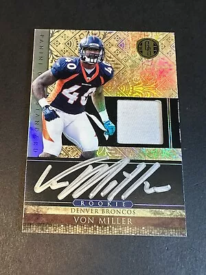 2011 Panini Gold Standard /525 Von Miller Autograph Auto On Card Rookie RC • $79.66