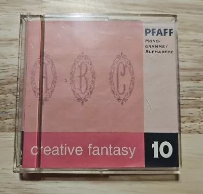 Pfaff Emb Machine Card Creative Fantasy #10 Monogram • $19.99