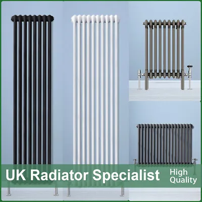 Traditional 2 3 4 Column Radiator Vertical Horizontal Heating Cast Iron Style UK • £420.99