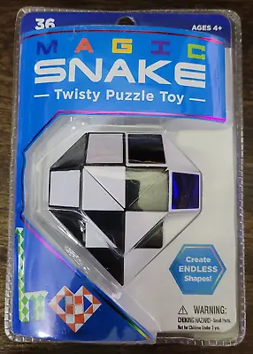 Magic Snake Twisty Puzzle Toy - Create Endless Shapes Black / Brand New • $7