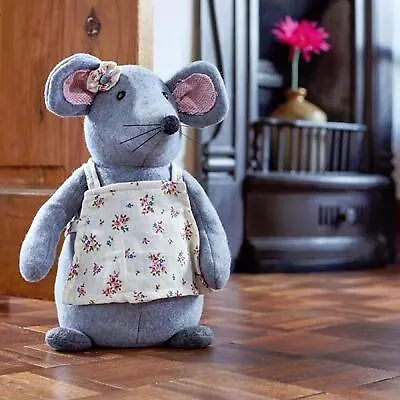 Fabric Weighted Door Stop Indoor Novelty Decorative Mrs Mouse Heavy Stopper • £21.99