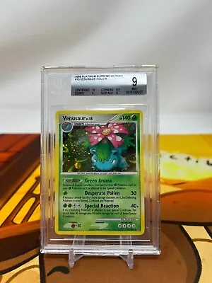 Pokemon Tcg Graded Beckett 2009 SUPREME VICTORS VENUSAUR BGS  9 • $75