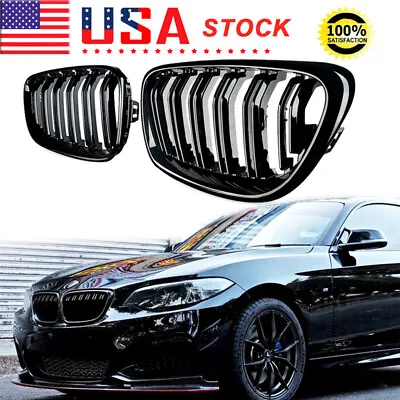 M2 Style Front Kidney Grille For 14-21 BMW 2 Series F22 F23 F24 220i 230i M240i • $33.99