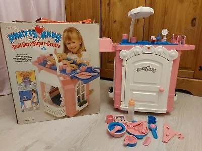 Vintage 80s Bluebird Pretty Baby Doll Care Super Centre Boxed 1987 Very Rare • £50