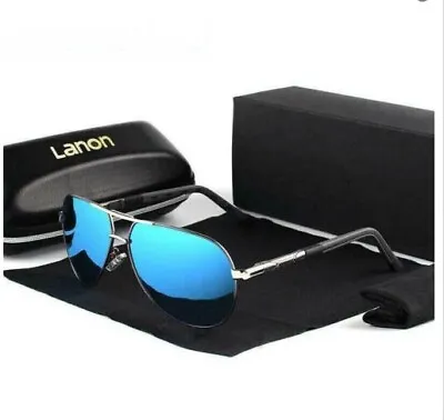 $18.19 • Buy Lanon Mens Vintage Polarized Mirror Sunglasses-KingSeven Fashion Summer UV400