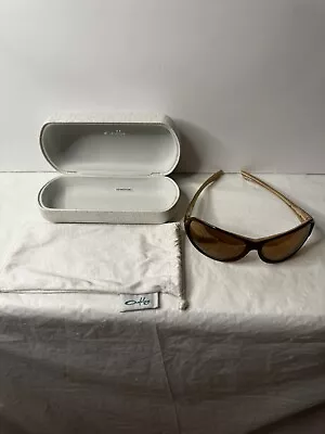 Oakley BELONG Sunglasses 05-915 Gold Iridium Lenses Caramel Frame Sz 64-14-125 • $49.99