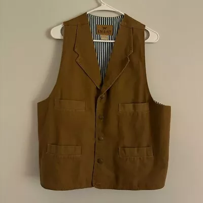 King Ranch Canvas Lapel Vest Size Large • $40