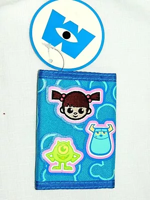  New W/ Tags  Monsters Inc.~blue   Kids  Trifold Wallet  4 1/2  X 3 1/4   • $3.99