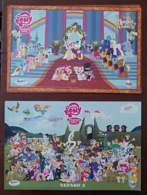 MLP My Little Pony Poster Set Of 2 - Season 2 & Royal Wedding • $15.99