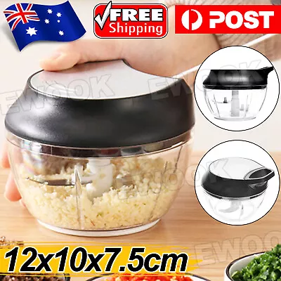 Easy Chopper Mincer Mixer Slicer Dicer Blender Cutter Shredder For Onion Garlic • $12.95