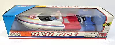 VINTAGE TOY TEK  High Tide  Brand  PLASTIC WATER BOAT WITH MOTOR NIB. • $99