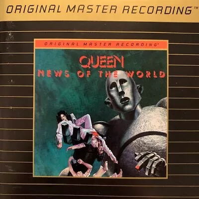 Queen News Of The World 24k GOLD CD MFSL Ultradisc II AUDIOPHILE Mobile Fidelity • $78.99