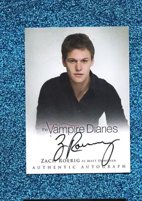 Vampire Diaries Zach Roerig As Matt Autograph Card • $75.23