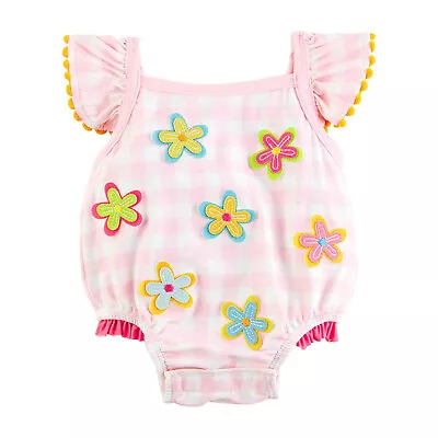 Mud Pie Baby Girl Dimensional Flower Swimsuit • $36.99