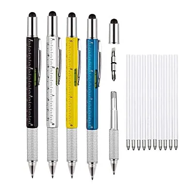6 In 1 Multitool Pen Stocking Stuffers Pen Gifts For Men Useful Gadgets • $14.01