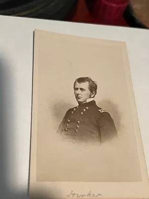 Civil War Union General Joseph Hooker CDV ** REDUCED ** • $25